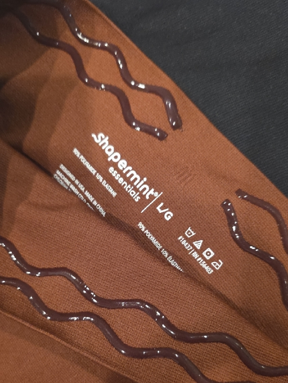Shapermint Brown & Black High-Waisted Shaper Boyshorts - Picture 3 of 3
